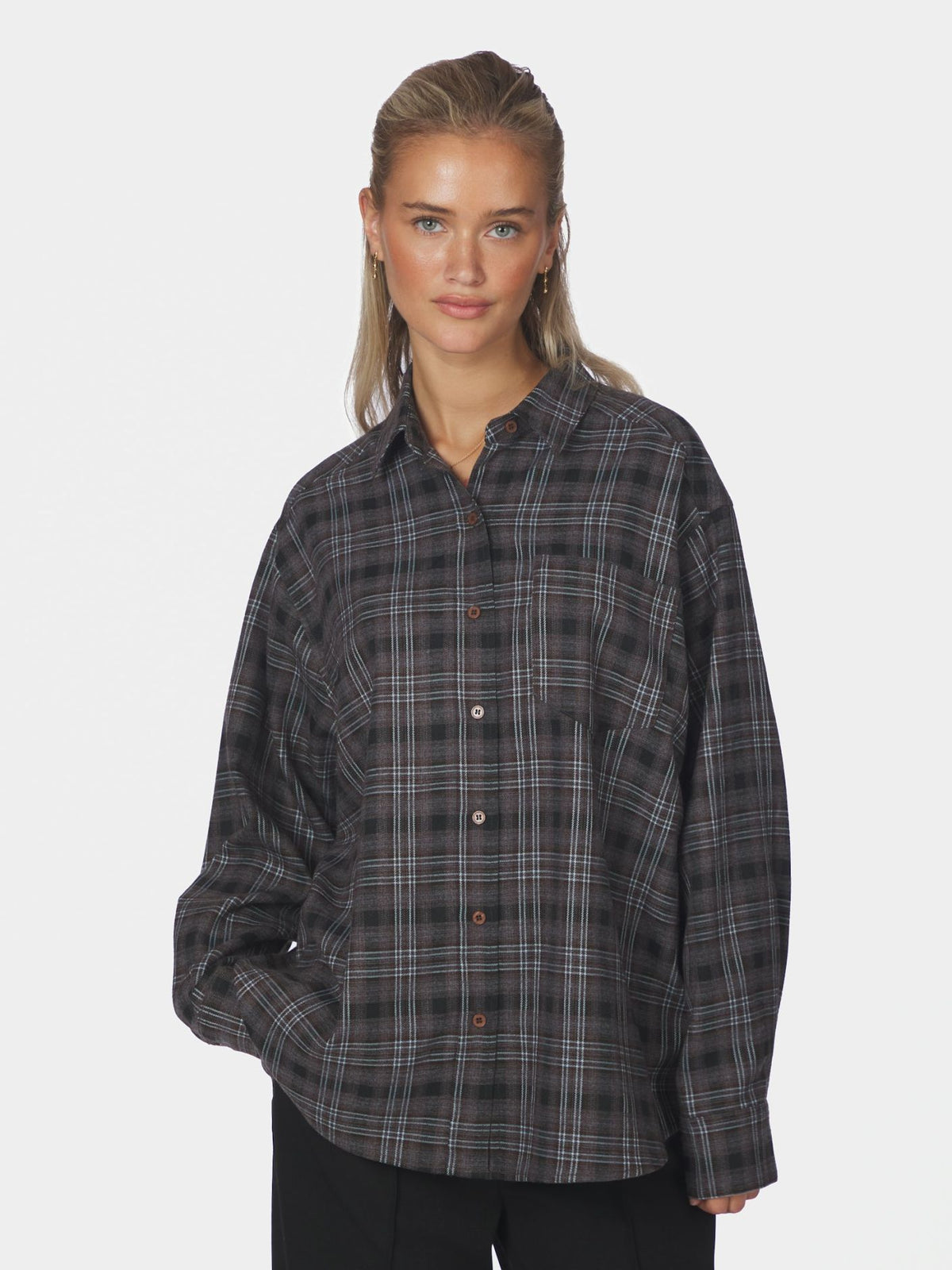DALMA FLANNEL CHECK SKJORTE NN
