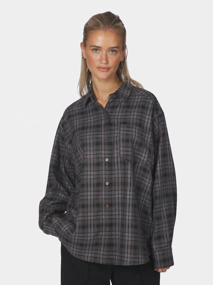 DALMA FLANNEL CHECK SKJORTE NN