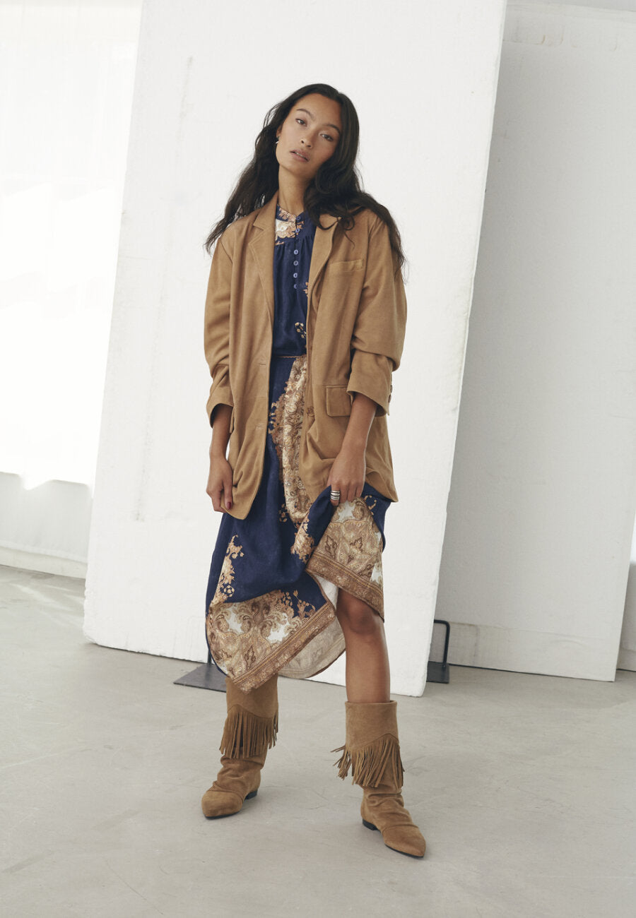 LOVE1415 KJOLE MED PUFÆRME L&D