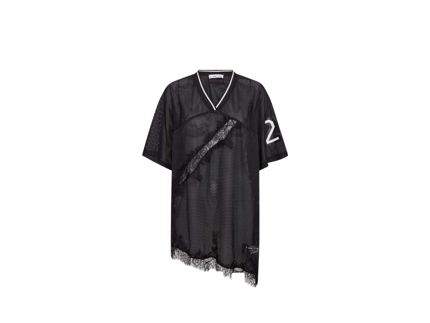 DRIFT ASYM LACE TEE HL