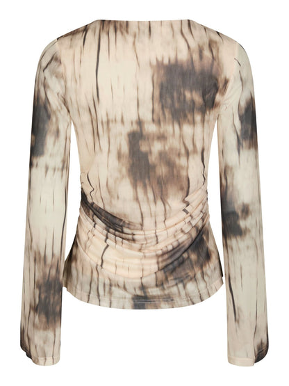 LENIDA FADED MESH BLUSE NN