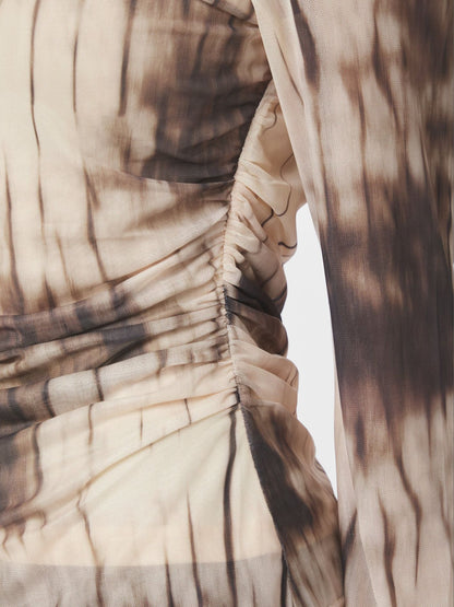 LENIDA FADED MESH BLUSE NN