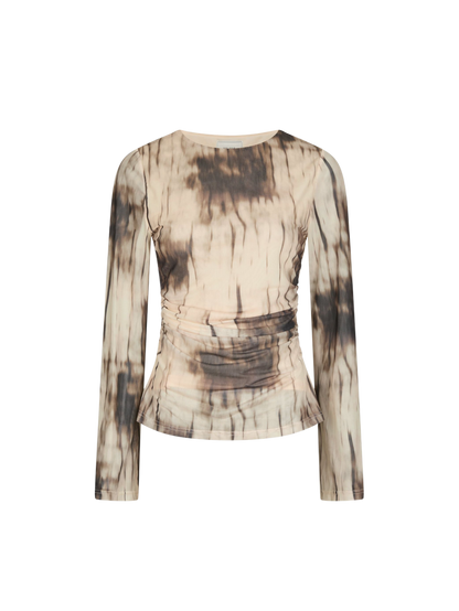 LENIDA FADED MESH BLUSE NN