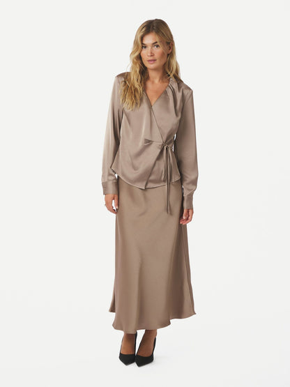 CAPRINA HEAVY SATEEN BLUSE NN