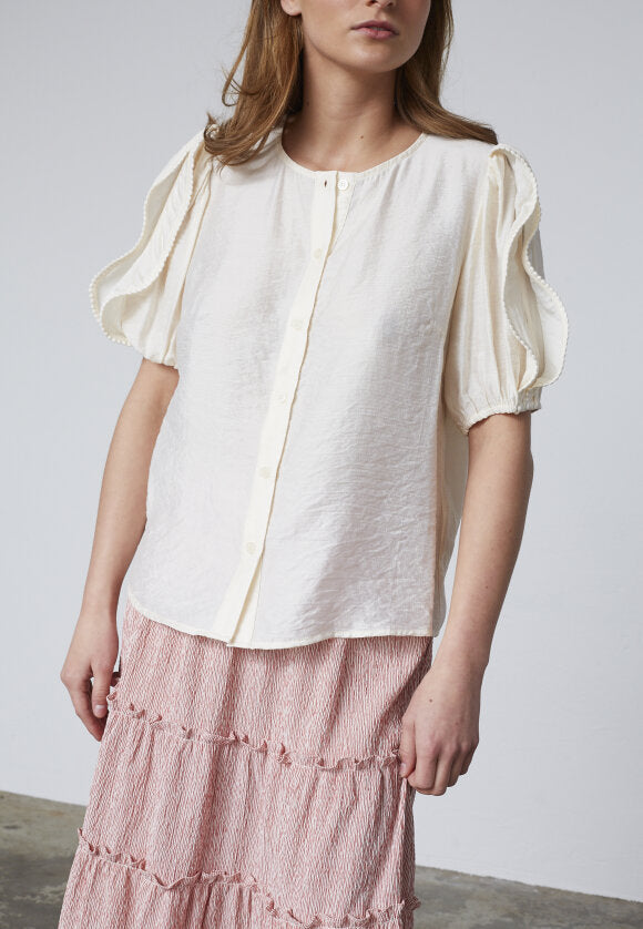 LOVE1377 SKJORTEBLUSE L&D