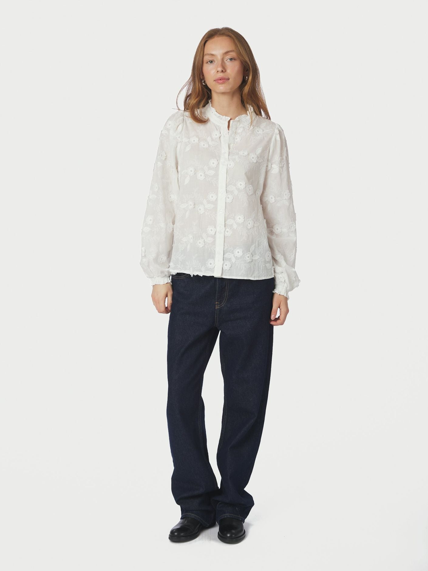ODA DECO EMB SHIRT NN