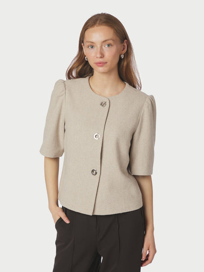 XANTHE LIGHT HERRINGBONE BLAZER NN