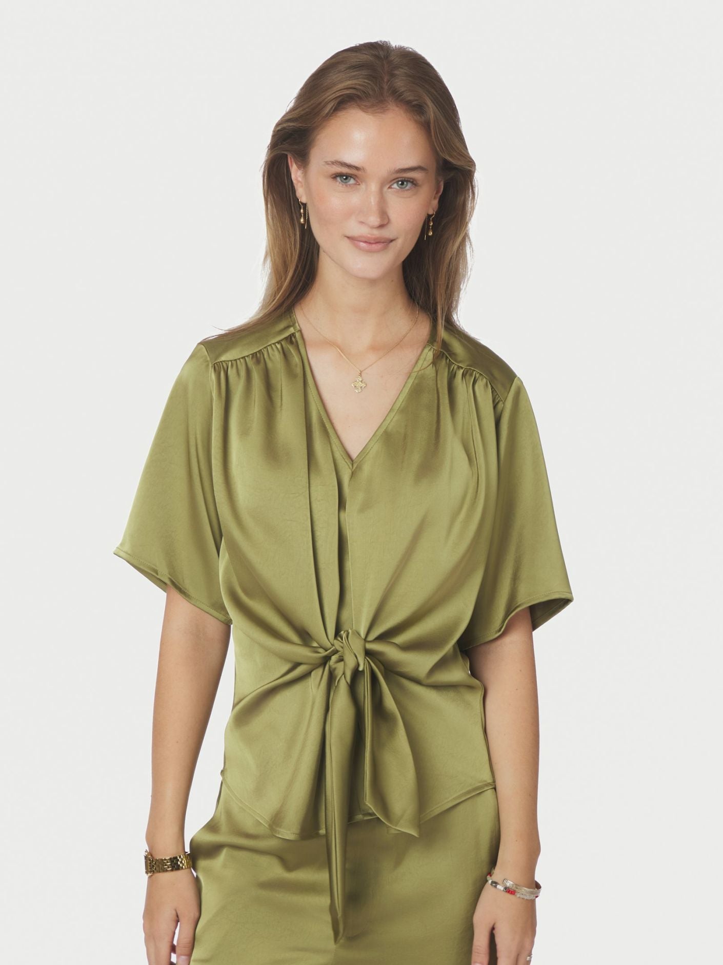CASADIA HEAVY SATEEN BLUSE NN