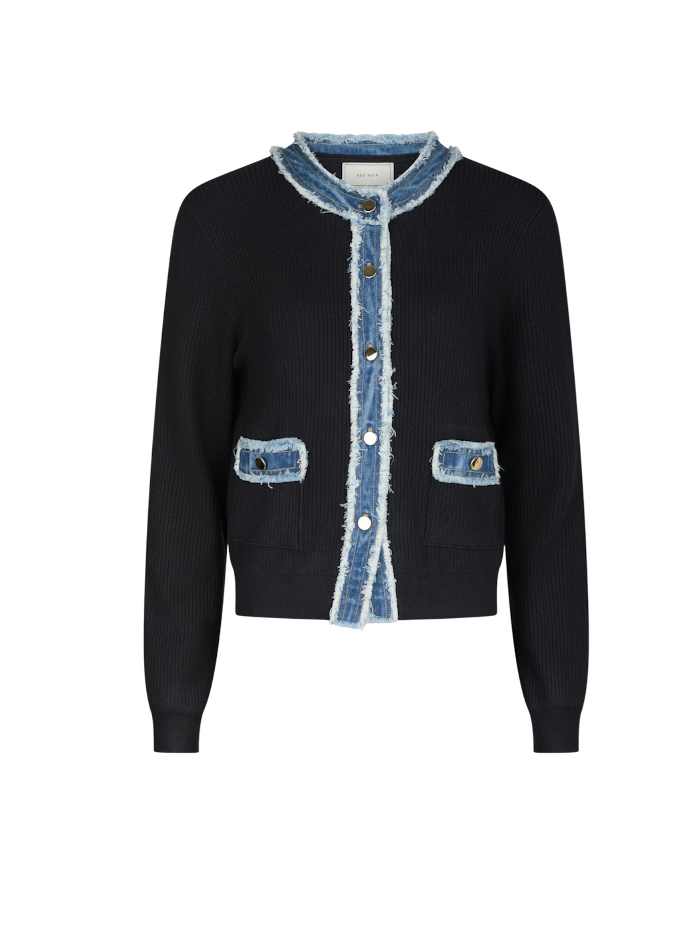 ZELMA KNIT DENIM CARDIGAN NN