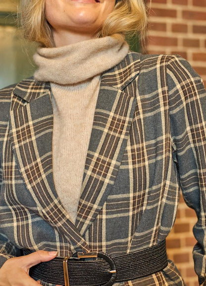 DELL ROLL NECK KNIT VEST BC