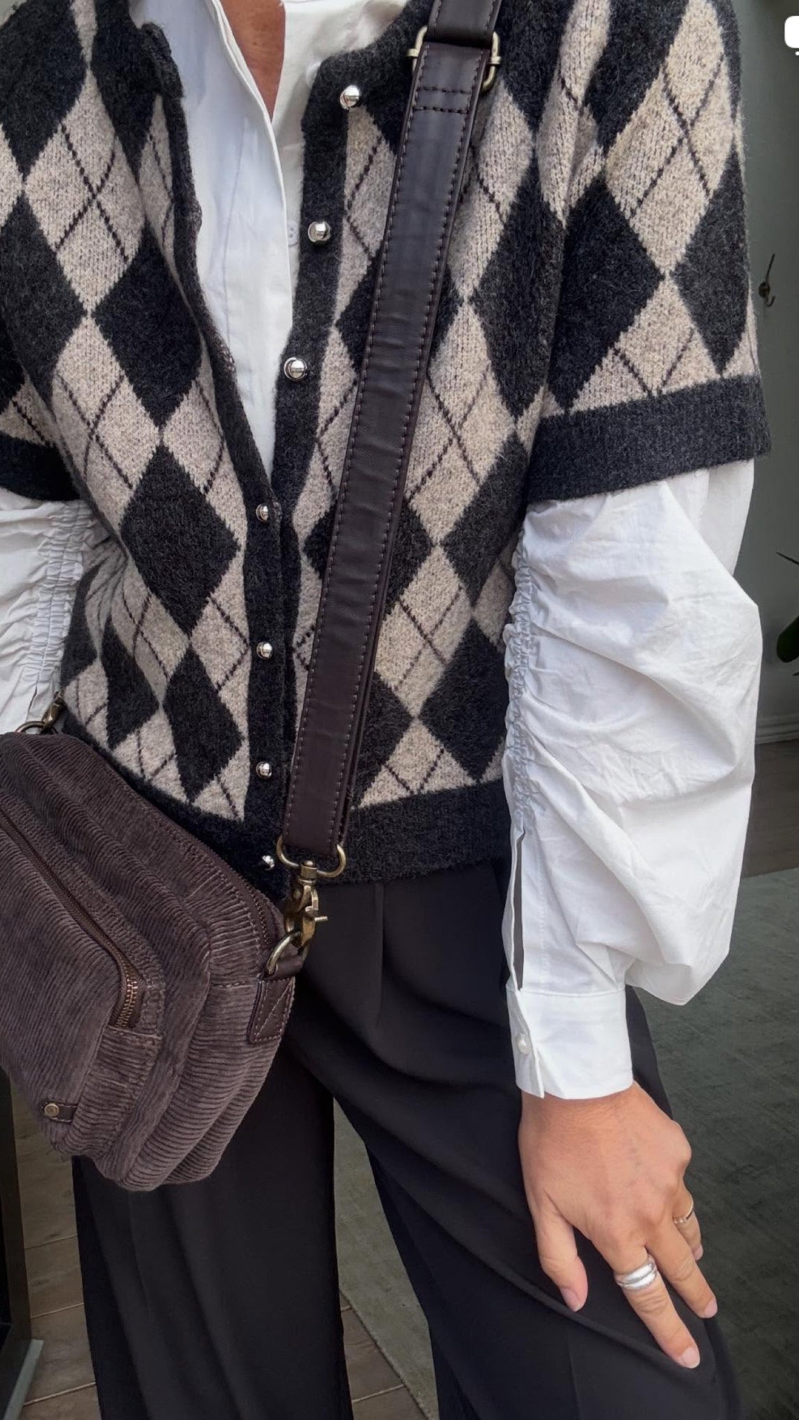 ALLESTAR CHECK KNIT CARDIGAN NN - LifeStyle Hedensted