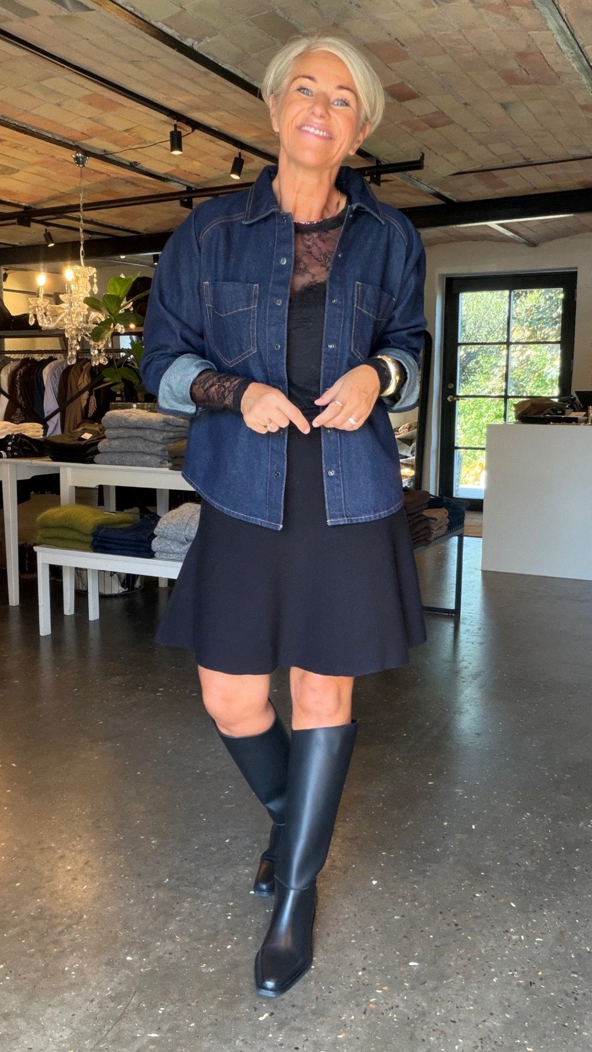 ALVA DENIMSKJORTE ICHI (S11) - LifeStyle Hedensted