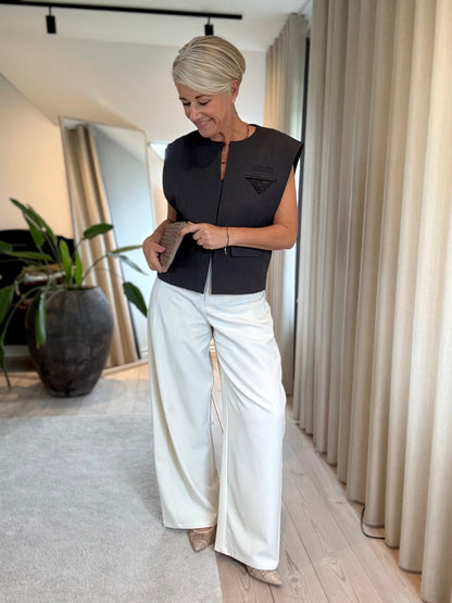 AMY BOX CROP VEST HL - LifeStyle Hedensted