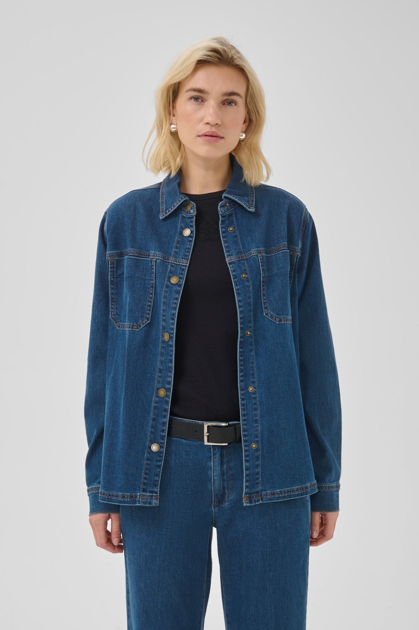 ANN 115 DENIM SKJORTE MEW - LifeStyle Hedensted