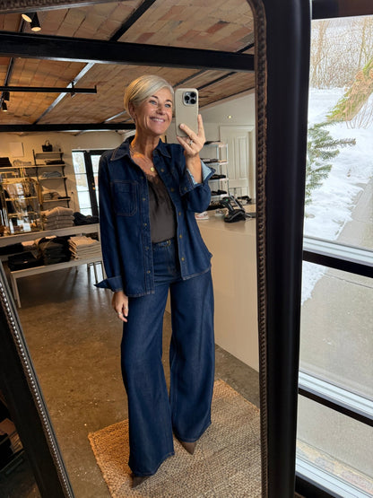ANN 181 DENIM SKJORTE MEW - LifeStyle Hedensted