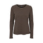 BEATRICE T-SHIRT BLACK/BROWN PP(14)