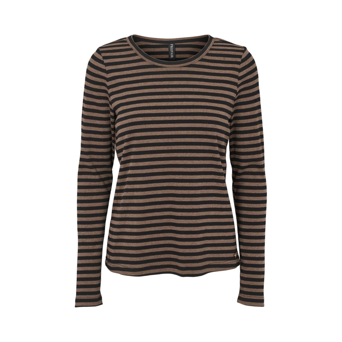 BEATRICE T-SHIRT BLACK/BROWN PP(14) - LifeStyle Hedensted