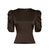 BENUA HEAVY SATEEN BLUSE BRUN NN (267)