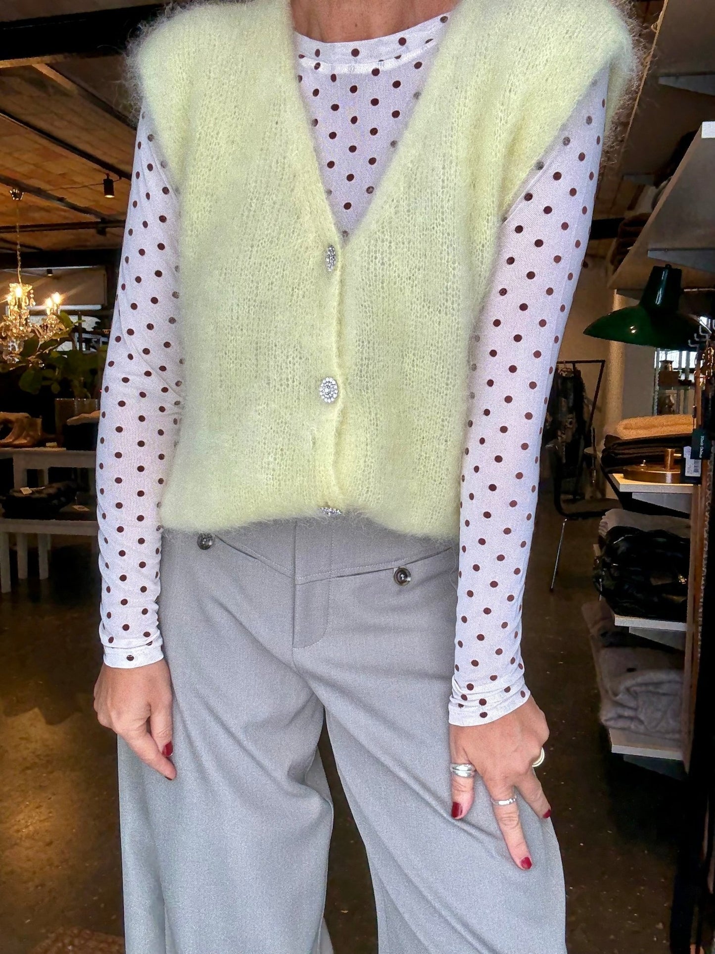 BJOERK KNIT VEST BC - LifeStyle Hedensted