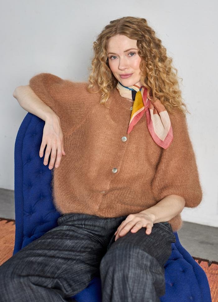 BJOERK PATENT KNIT CARDIGAN BC - LifeStyle Hedensted