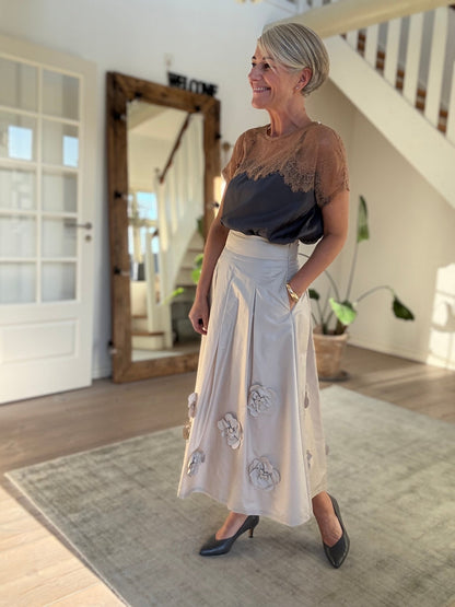 BUGGI SHEER LACE BLUSE RS - LifeStyle Hedensted