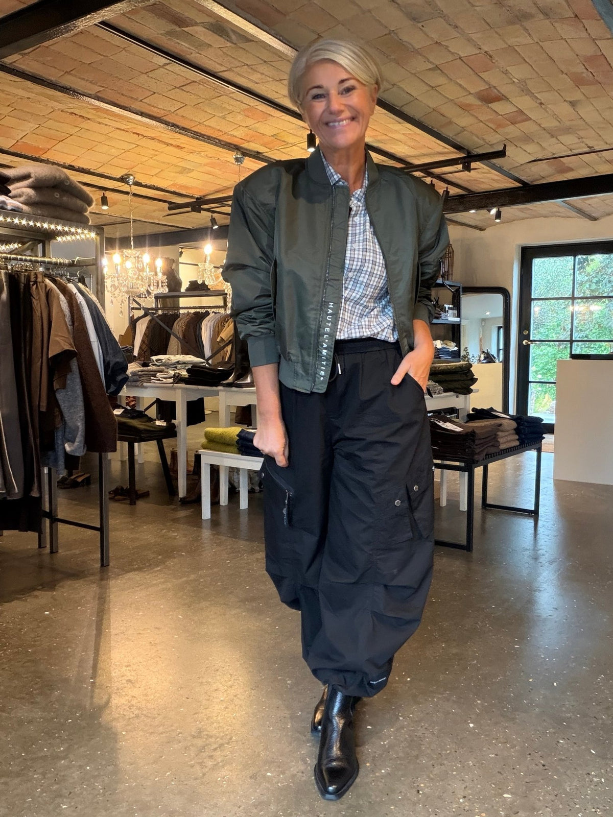 BUTTON DOWN MINI CHECK SKJORTE HL (100) - LifeStyle Hedensted