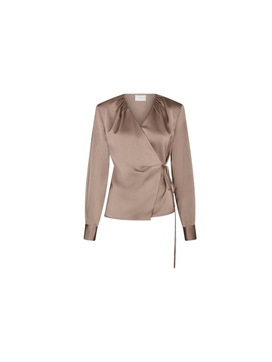 CAPRINA HEAVY SATEEN BLUSE NN - LifeStyle Hedensted