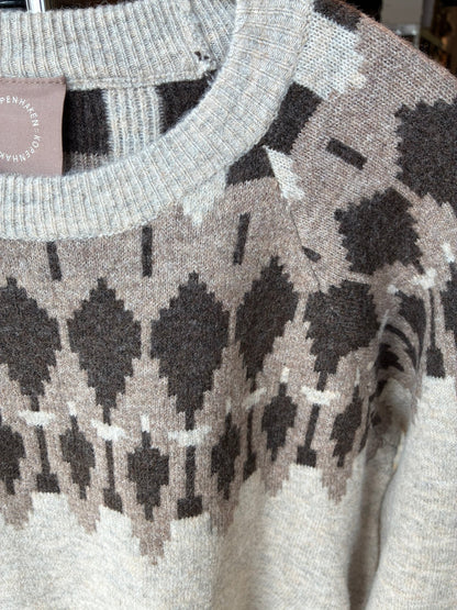CARLA JAQUARD LS STRIK KPH (242-243) - LifeStyle Hedensted