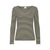 CELLA L/Æ T-SHIRT GRØN/BLÅ ICHI (160)