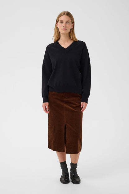CHANTALLY STRIK PULLOVER SORT PT (325) - LifeStyle Hedensted