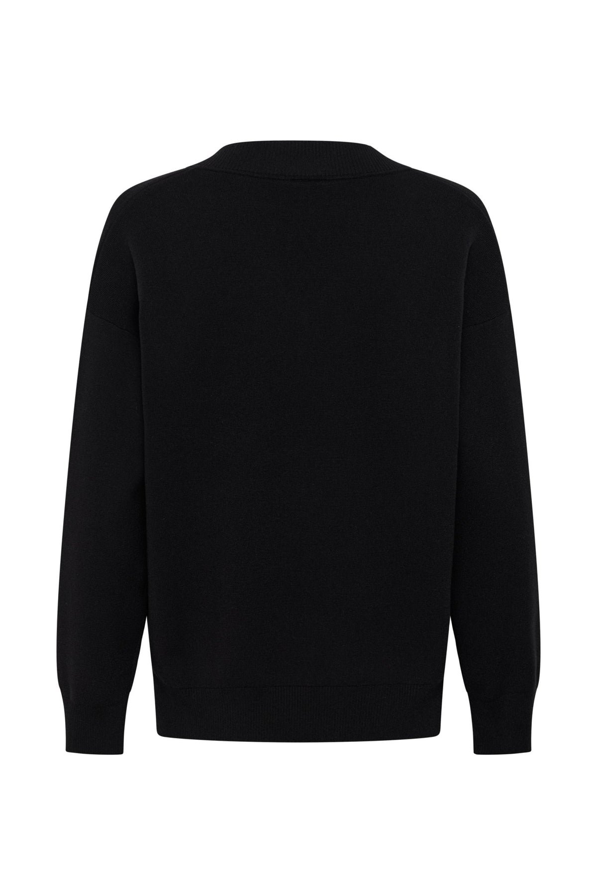 CHANTALLY STRIK PULLOVER SORT PT (325) - LifeStyle Hedensted