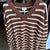 CHARLIN STRIK PULLOVER BRUN STRIBET PT (289)