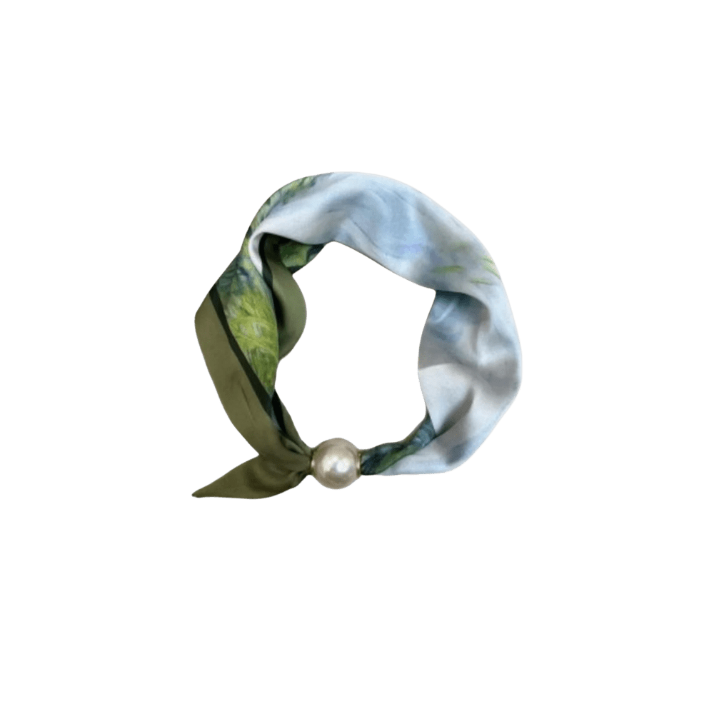 CHLOE SCARF W. MAGNETIC PEARL T&S - LifeStyle Hedensted