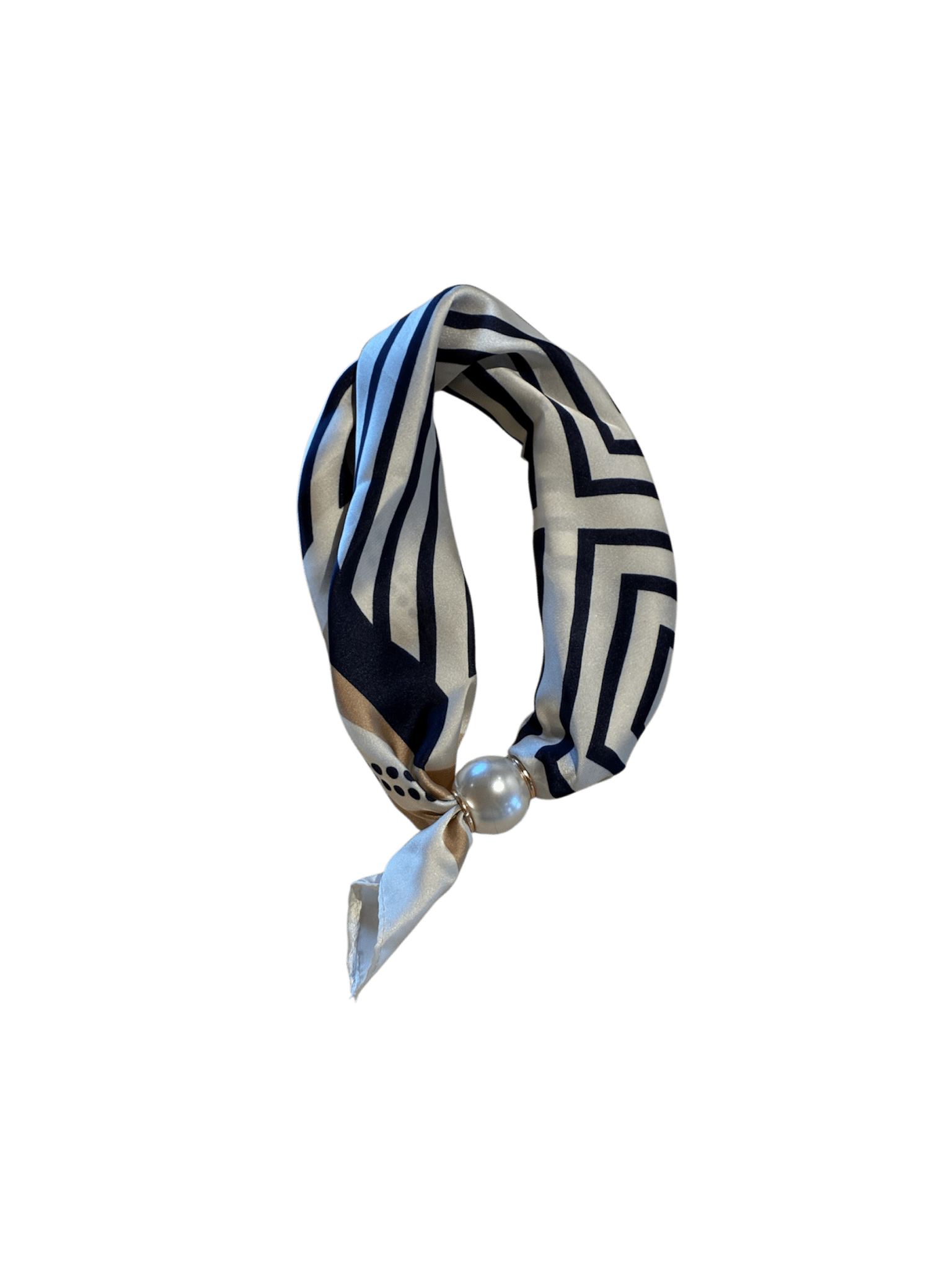 CHLOE SCARF W. MAGNETIC PEARL T&S - LifeStyle Hedensted