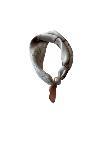 CHLOE SCARF W. MAGNETIC PEARL T&S - LifeStyle Hedensted