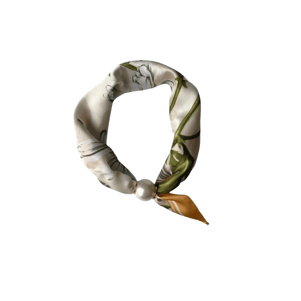 CHLOE SCARF W. MAGNETIC PEARL T&S - LifeStyle Hedensted