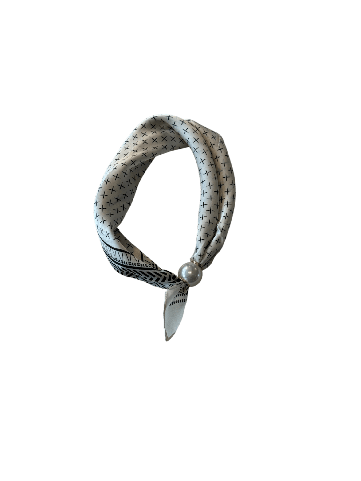 CHLOE SCARF W. MAGNETIC PEARL T&S - LifeStyle Hedensted