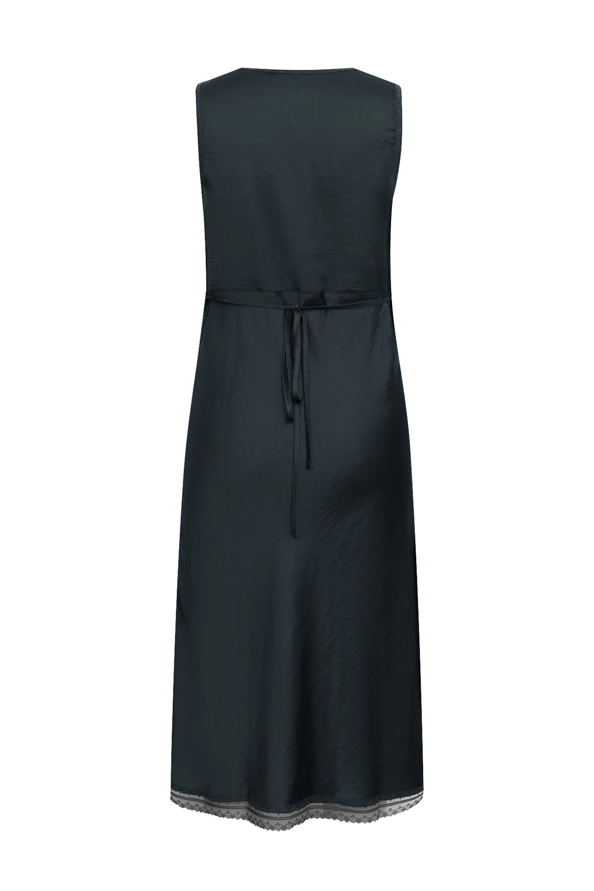 CLARI MIDI KJOLE SORT LL (152) - LifeStyle Hedensted