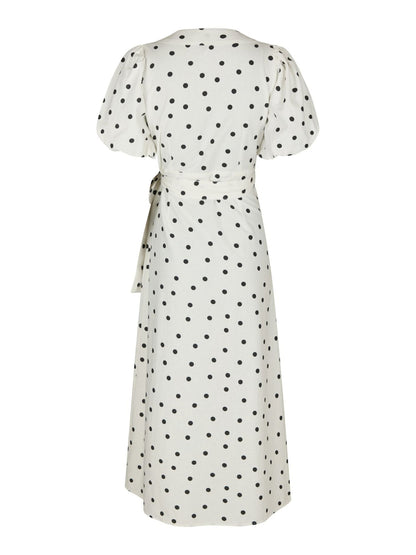 CLARINE LINEN DOT DRESS NN - LifeStyle Hedensted