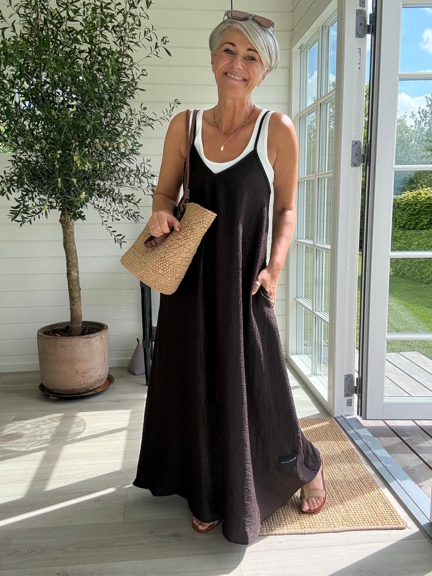 CORSICA PLEAT STRAP DRESS - LifeStyle Hedensted