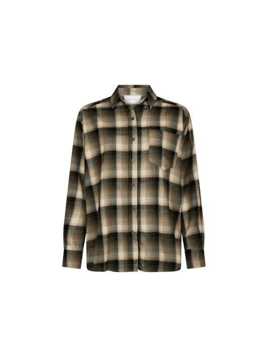 DALMA FLANNEL CHECK SKJORTE NN (267) - LifeStyle Hedensted