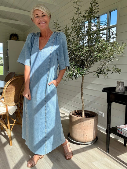 DENIM RAW HEM KJOLE HL - LifeStyle Hedensted