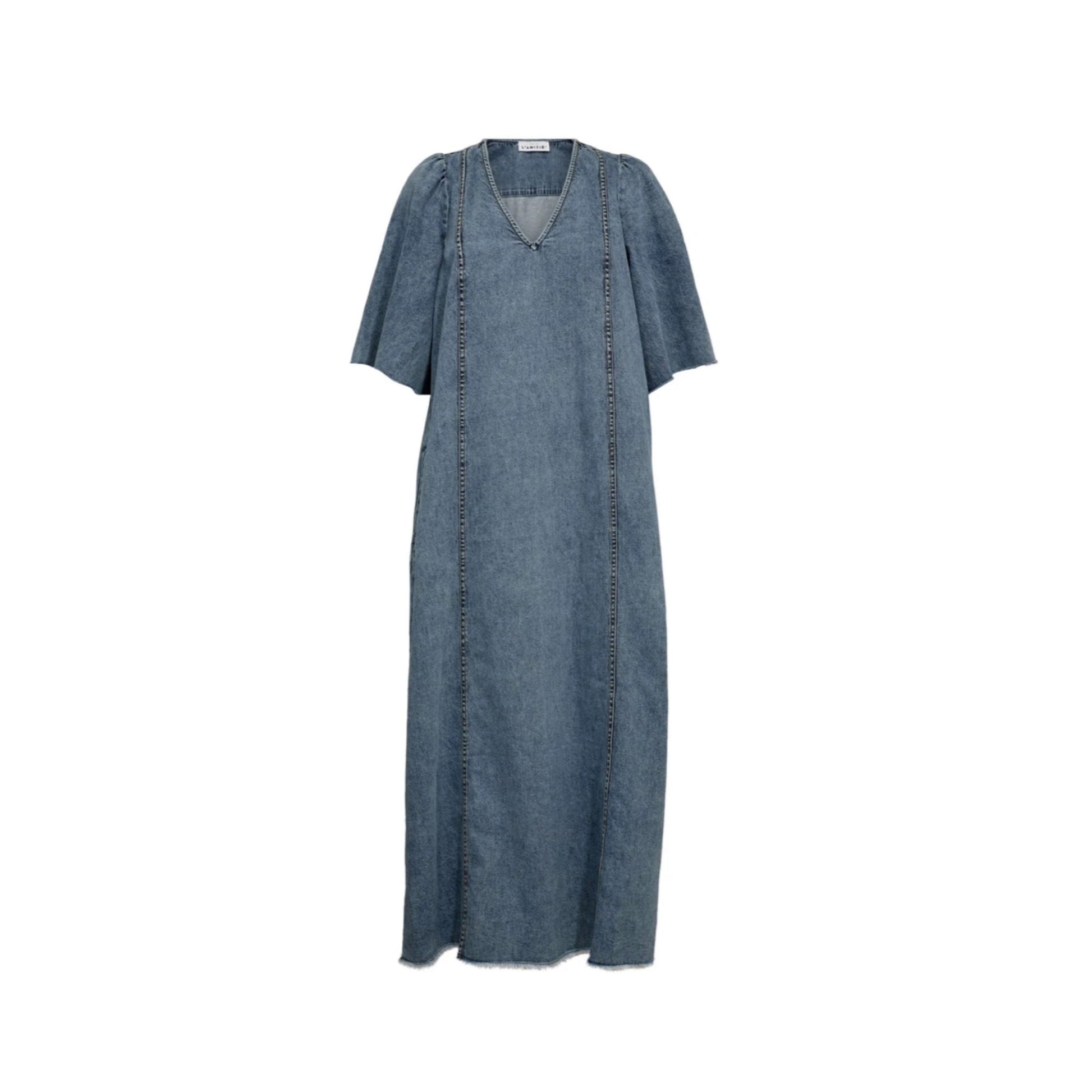 DENIM RAW HEM KJOLE HL - LifeStyle Hedensted