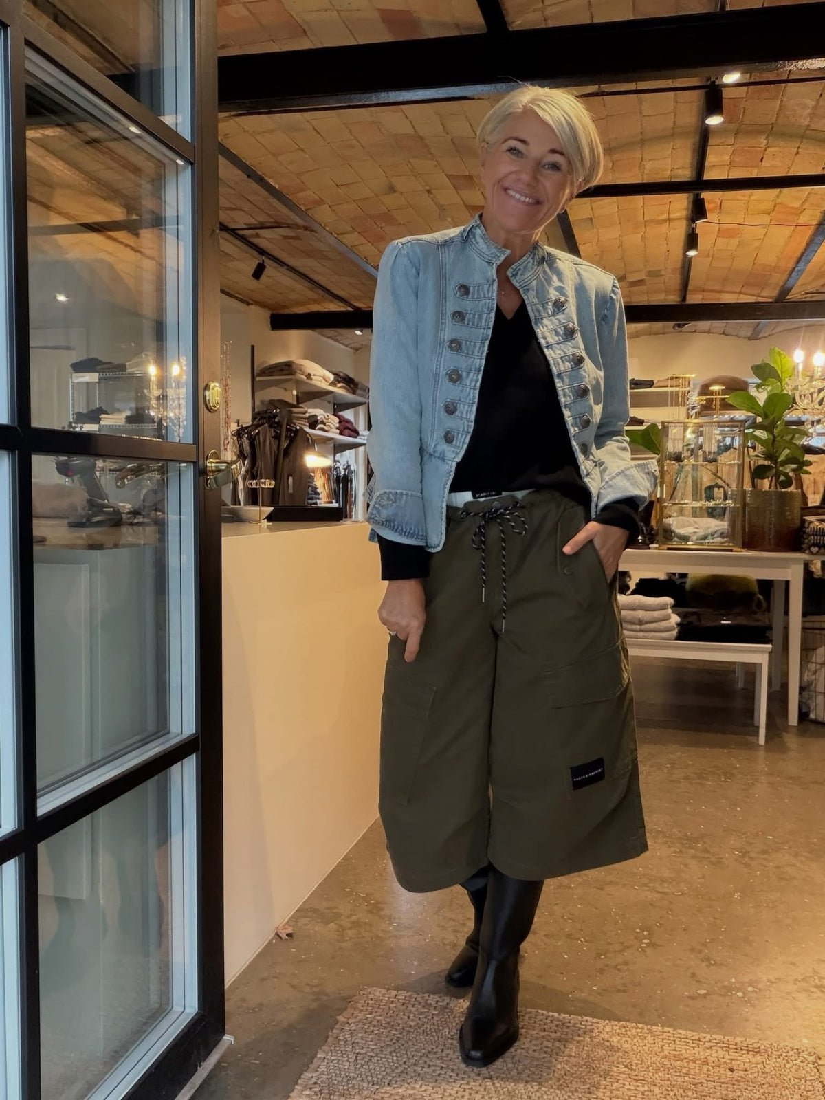 DENIM UNIFORM JAKKE HL (105) - LifeStyle Hedensted