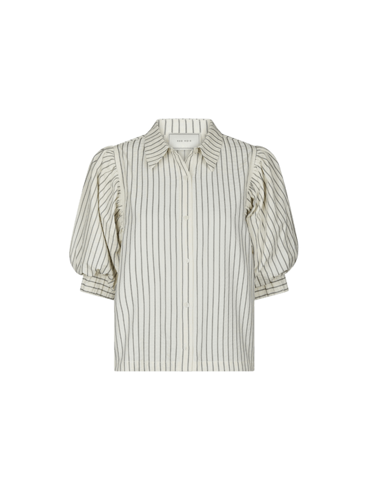 ETTA SLIM STRIPE SKJORTE NN - LifeStyle Hedensted
