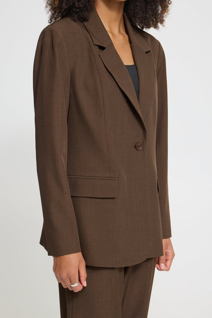 FAVA OVERSIZE BLAZER EN KNAP ICHI - LifeStyle Hedensted