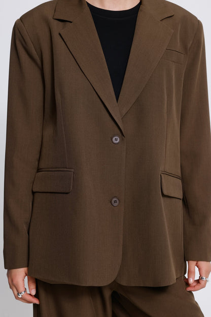FAVA OVERSIZE LONG BLAZER ICHI - LifeStyle Hedensted