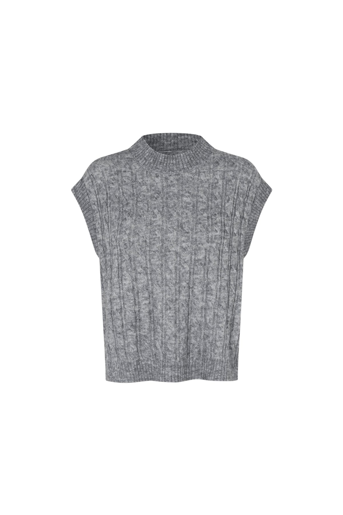FINN STRIKVEST GRÅ LL (151) - LifeStyle Hedensted