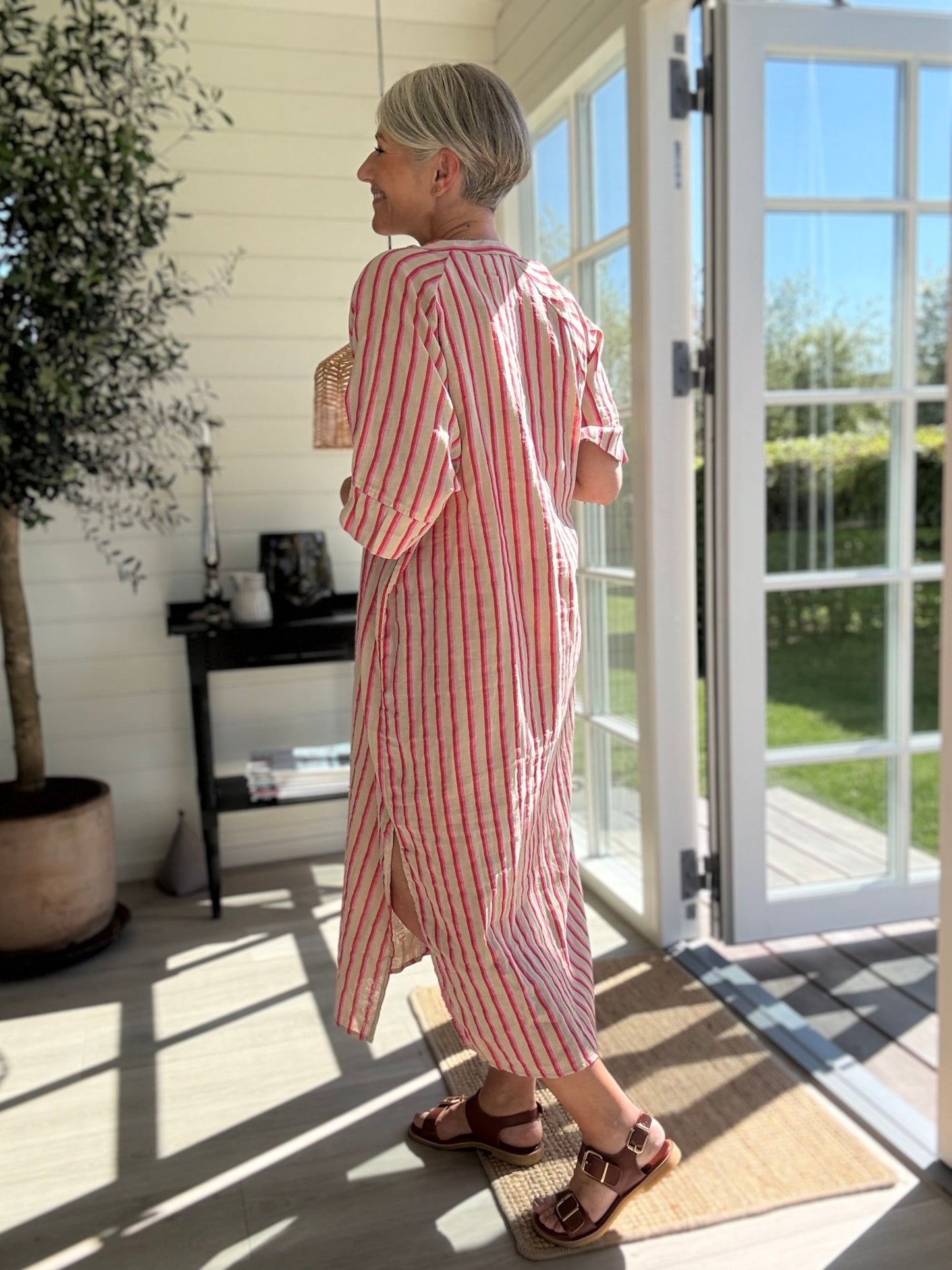 FOXA 2/4 MIDI STRIPE KJOLE ICHI - LifeStyle Hedensted