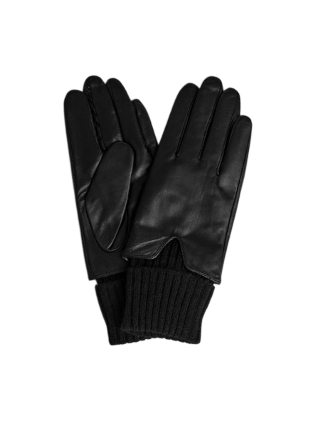 GLOVES WITH KNITCUFF 17124 DEPECHE - LifeStyle Hedensted